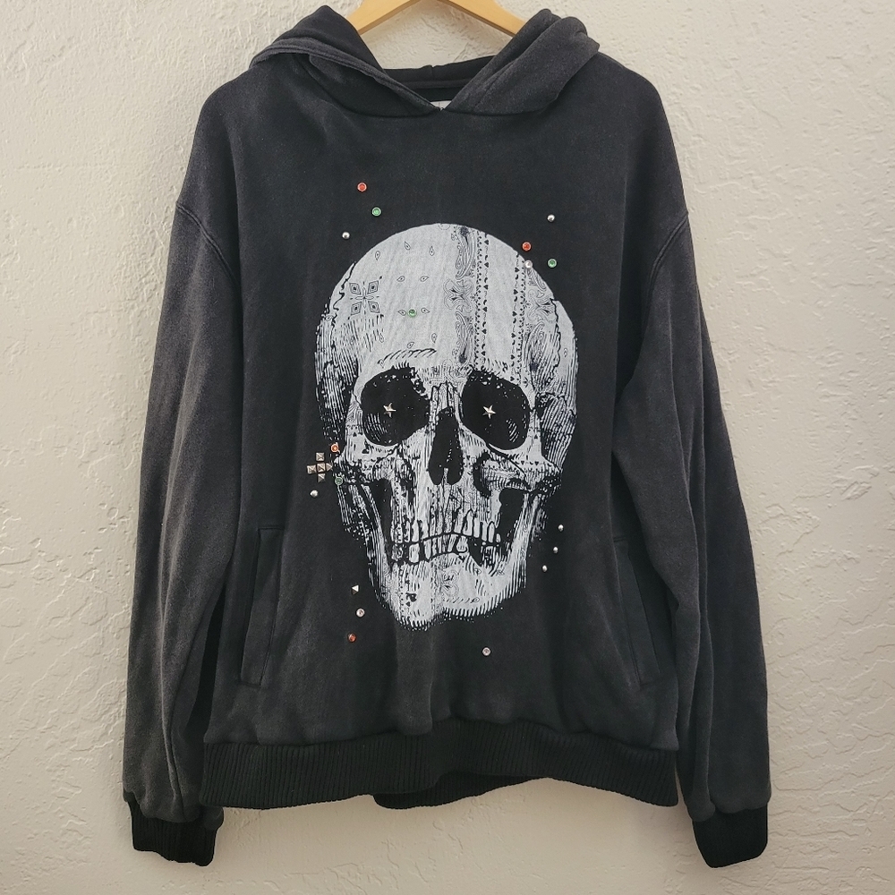 Lifted Anchors Kingdom Hoodie Washed Black XL